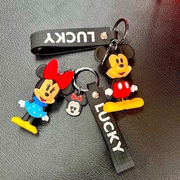 SOLD OUT ‼️Disneys Mickey OR mini mouse key chain bag charm - Picture 1 of 3